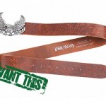 Brown Leather Buckle Belt River Island