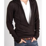 Unconditional Silk and Cashmere Deep Plunge Hoody