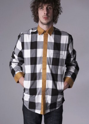 a.d.deertz | honey double layer plaid shirt - £85