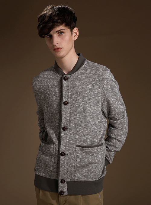 Topman button thru sweat jacket Topman button thru sweat jacket