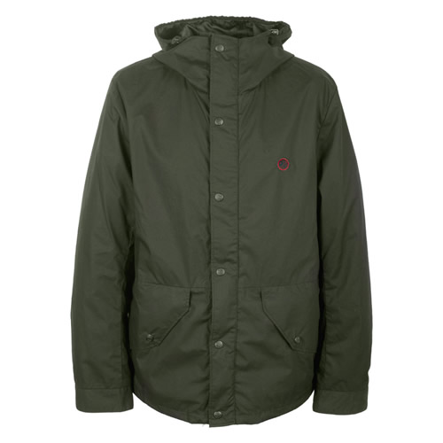 Pretty Green Green Collection Military Hooded Jacket